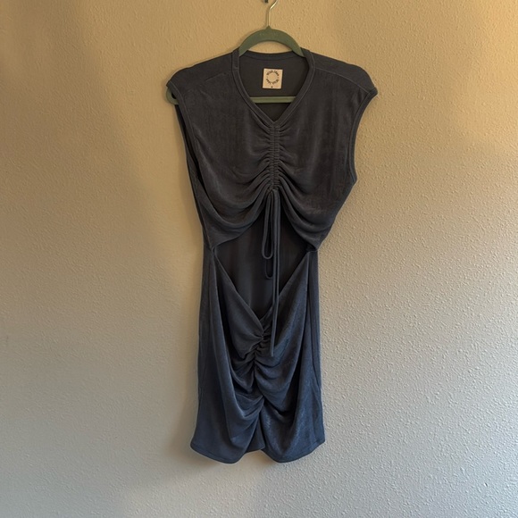 With Jéan Roxy Dress in Denim Blue - Picture 2 of 6